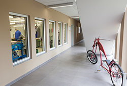 Best training conditions – workshop with trainee work piece: prototype FW- bike